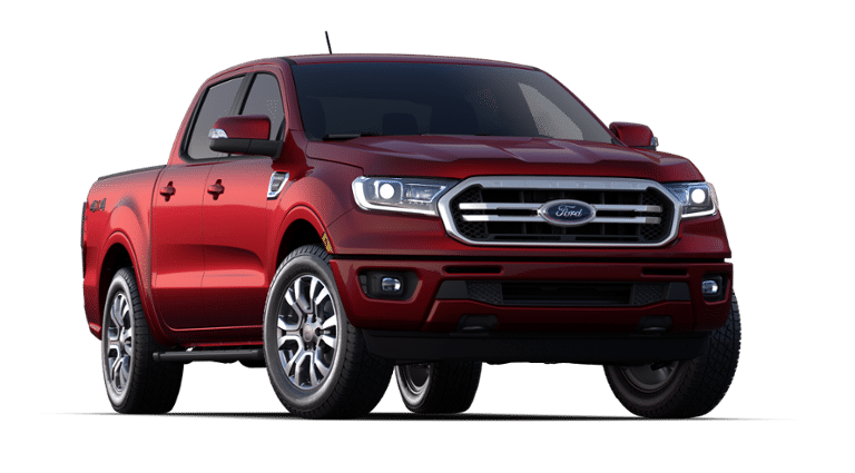 2021 Ford Ranger Lariat Rapid Red, 2.3L EcoBoost® Engine with Auto